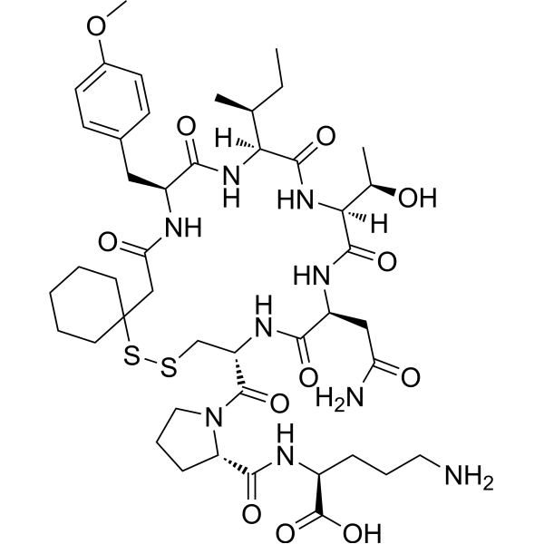 (d(CH2)51,Tyr(Me)2,Thr4,Orn8,des-Gly-NH29)-Vasotocin 115499-13-3